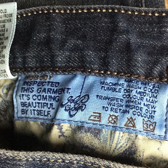 Gold Sign Denim Jeans sz 25 - Picture 6 of 8